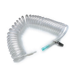 Healva retractable oxygen tubing with clip for hands-free use during activities