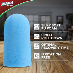 HEAROS Xtreme for sleep, study, travel and more in blue