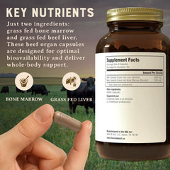 Heart & Soil capsules lined up for a daily wellness routine.