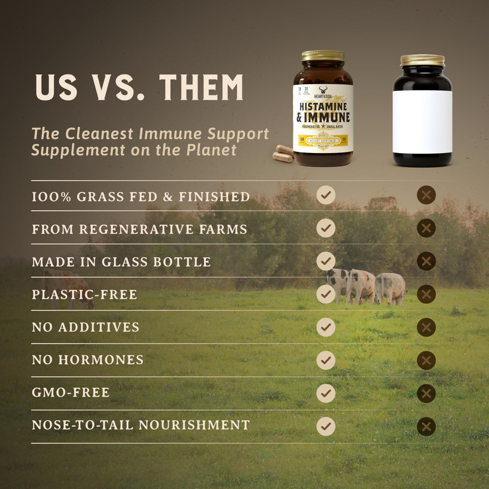 Heart & Soil thymus-liver-kidney capsules rich in organ-derived nutrients