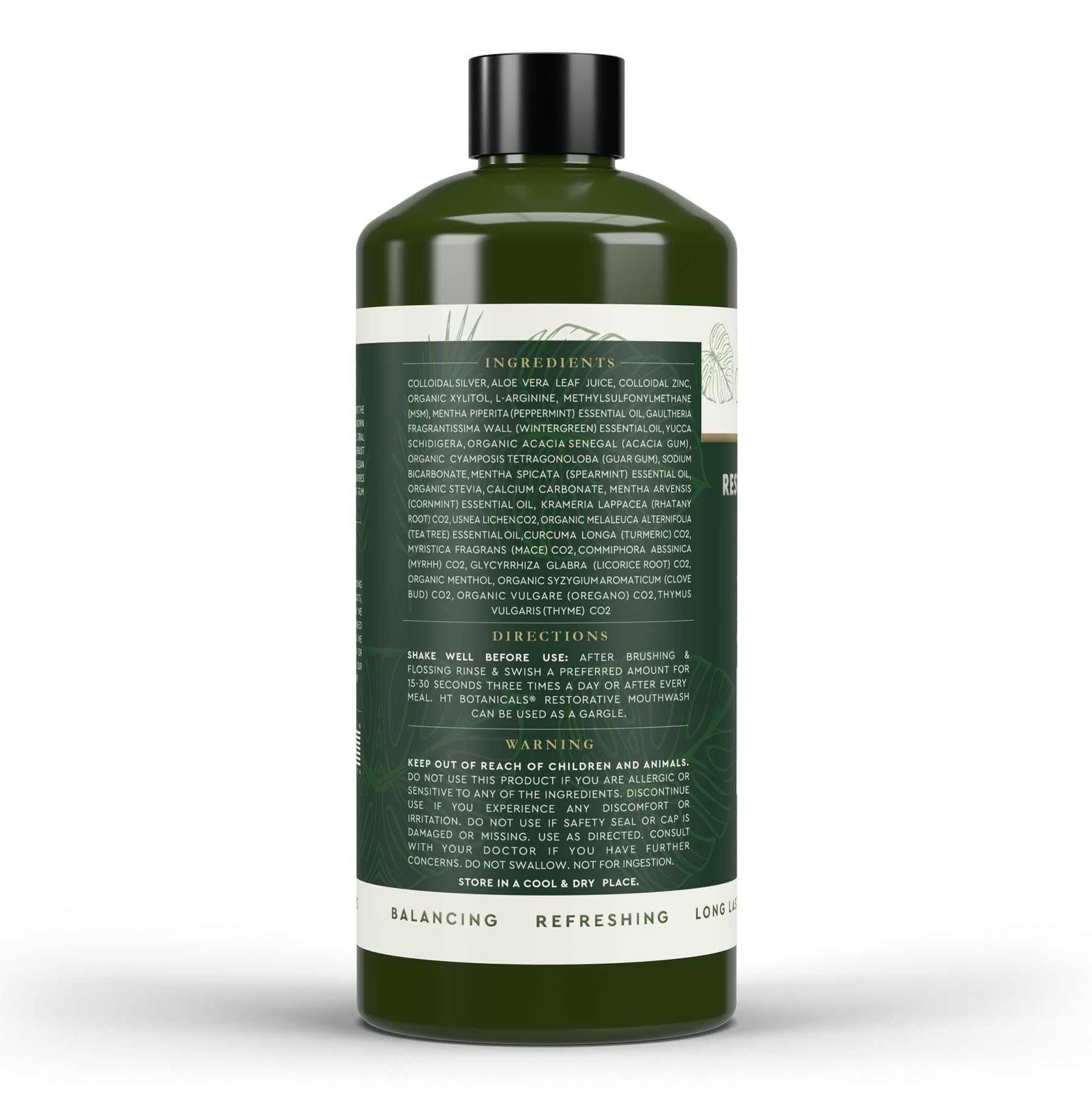 Heart Tone Botanicals Nano Silver Mouthwash packaging gift option.
