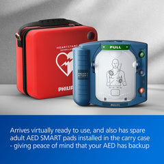 HeartStart OnSite quick setup guide aids fast familiarization.