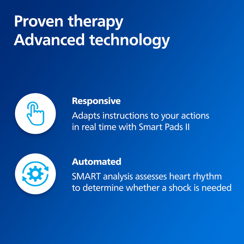 HeartStart OnSite voice prompts adapt to user pace.