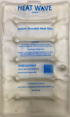 Heat Wave Clear 2-Pack activation close-up shows instant heat start.