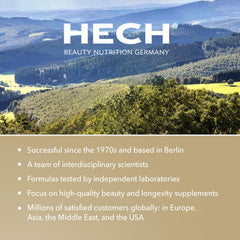 HECH Caviar Collagen Ruby Elixier graphic highlights the nine Vita-Mineral nutrients.