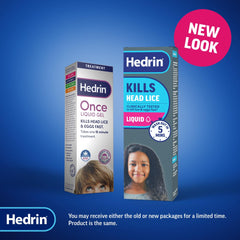 Even coverage on hair after applying Hedrin Once Liquid Gel