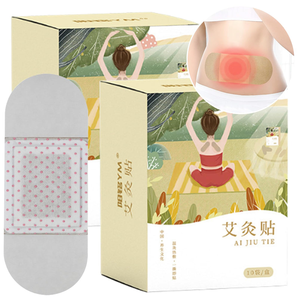 Hee Creek patch applied to the neck delivers gentle warmth and comfort