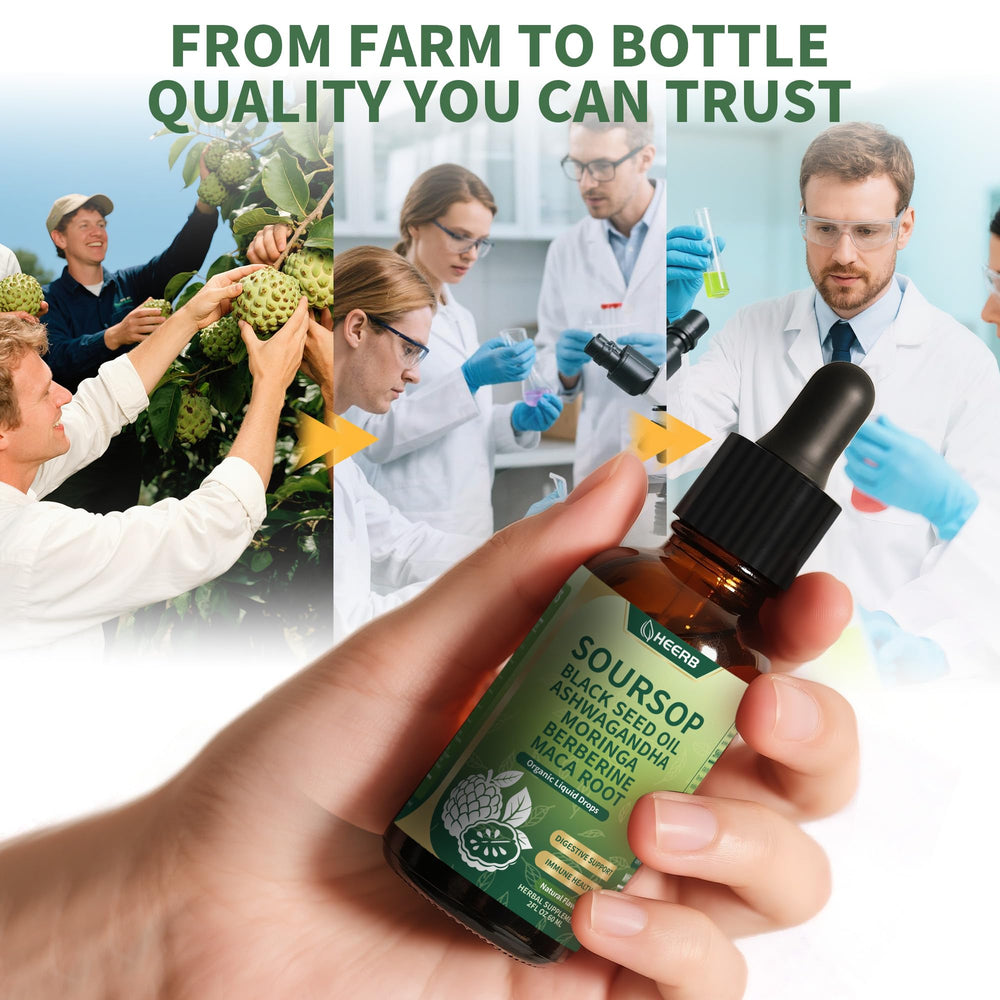 HEERB Black Seed Oil bottle communicates anti-inflammatory and immune support benefits.
