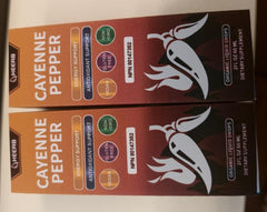 HEERB Cayenne Pepper Drops label emphasizes gluten-free formula.