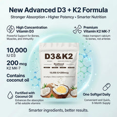 Coconut oil matrix inside Heidelux Real Good Essentials softgels boosts absorption.