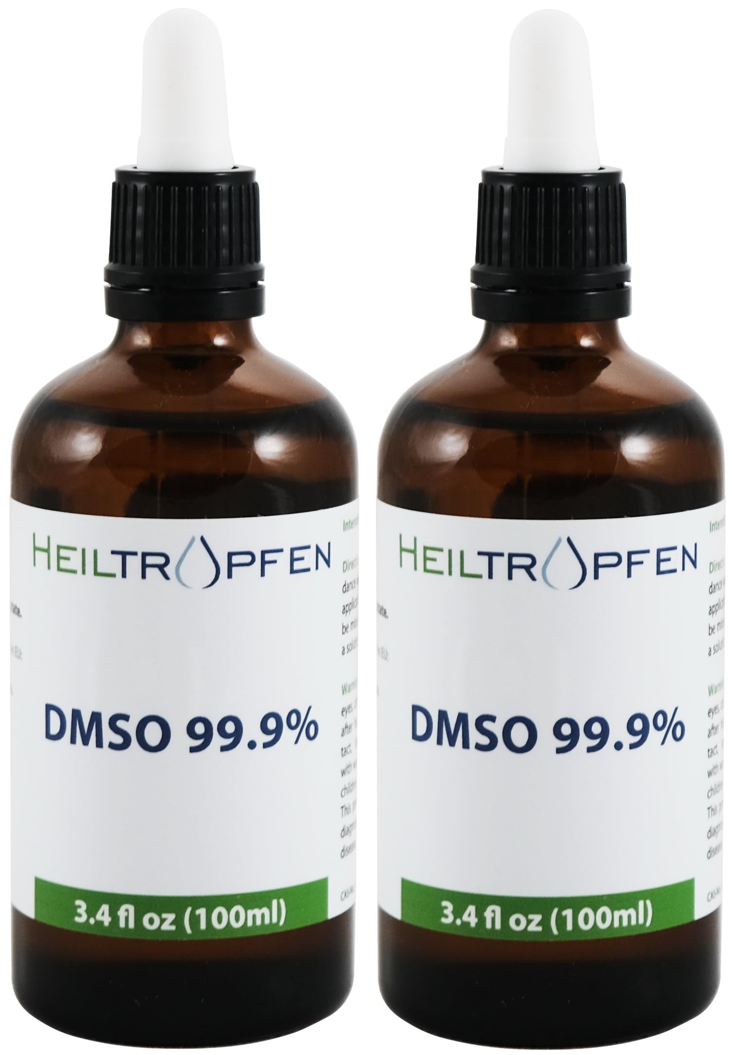 Heiltropfen DMSO bottle with dropper for precise dosing.