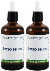 Heiltropfen DMSO bottle with dropper for precise dosing.
