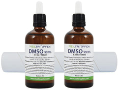 Label and packaging of Heiltropfen DMSO signaling pharma-grade purity.