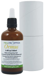 Heiltropfen Ormus bottle with dropper shown for easy dosing.