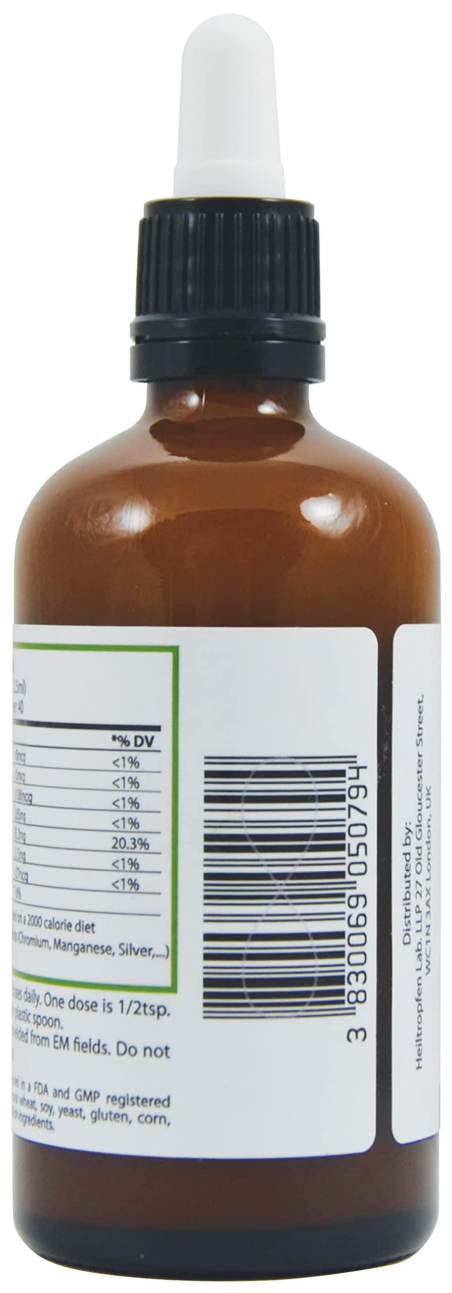Heiltropfen Ormus storage guidance shields from EM fields and sunlight.