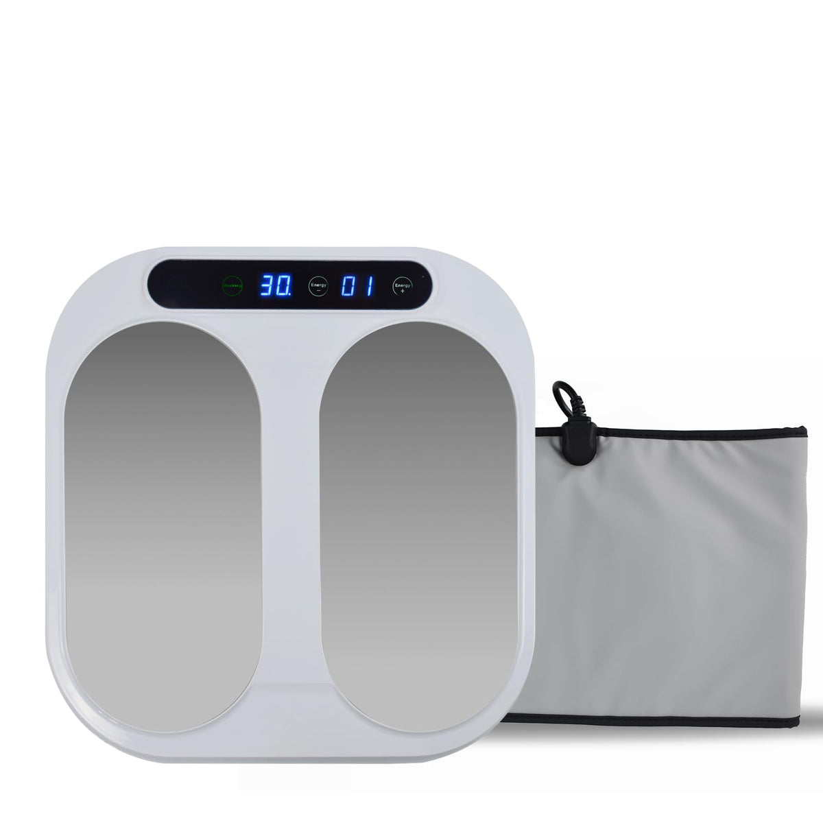 Heleyme Terahertz P90 Plus+ foot massager front view for relaxation and circulation