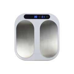 Heleyme P90 Plus+ foot massager top view promoting relaxation and circulation.