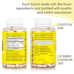 Close-up of Fernblock PLE extract highlighting antioxidant technology for skin.