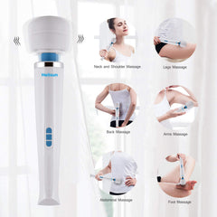 Helsun massage stick targets shoulders for quick relief during breaks.