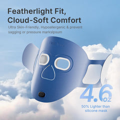 Hello Face red light mask with eye protection included for safe use during sessions