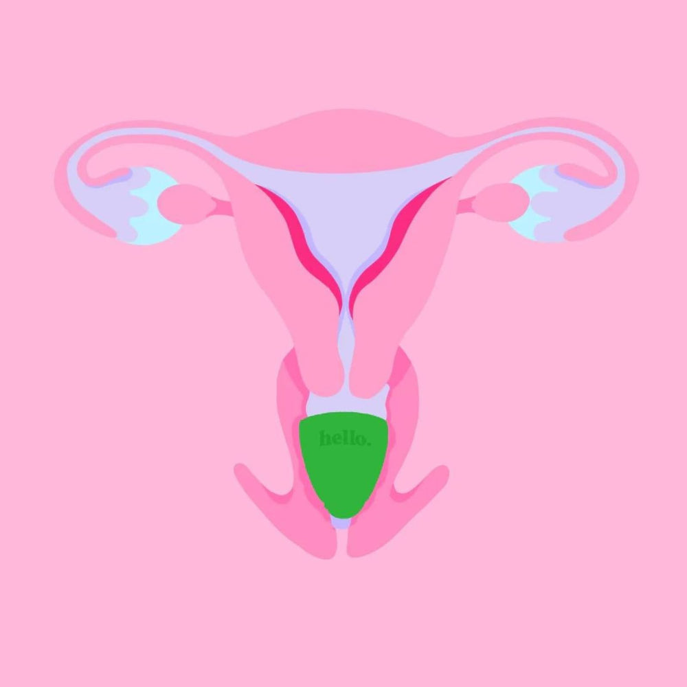Hello Period Cup Low Cervix L holds up to 28ml for reliable capacity.