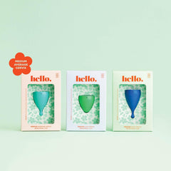Soft flexible Hello Period Cup Low Cervix during active wear