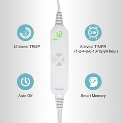 HELLOMOTO back and shoulder use with multiple heat levels.