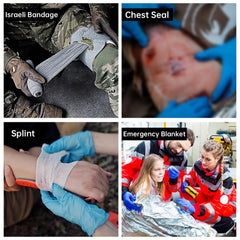 Heltrek Trauma Kit non vented chest seals for chest wound management