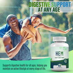 Hem Healer Easy-Flow Fiber health scene with spoon and glass