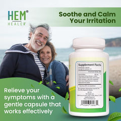 Hem Healer Hem Hero packaging on display conveys trust and quality.