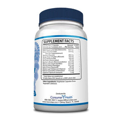 HemClear herbal ingredients label featuring witch hazel and diosmin for calming relief.