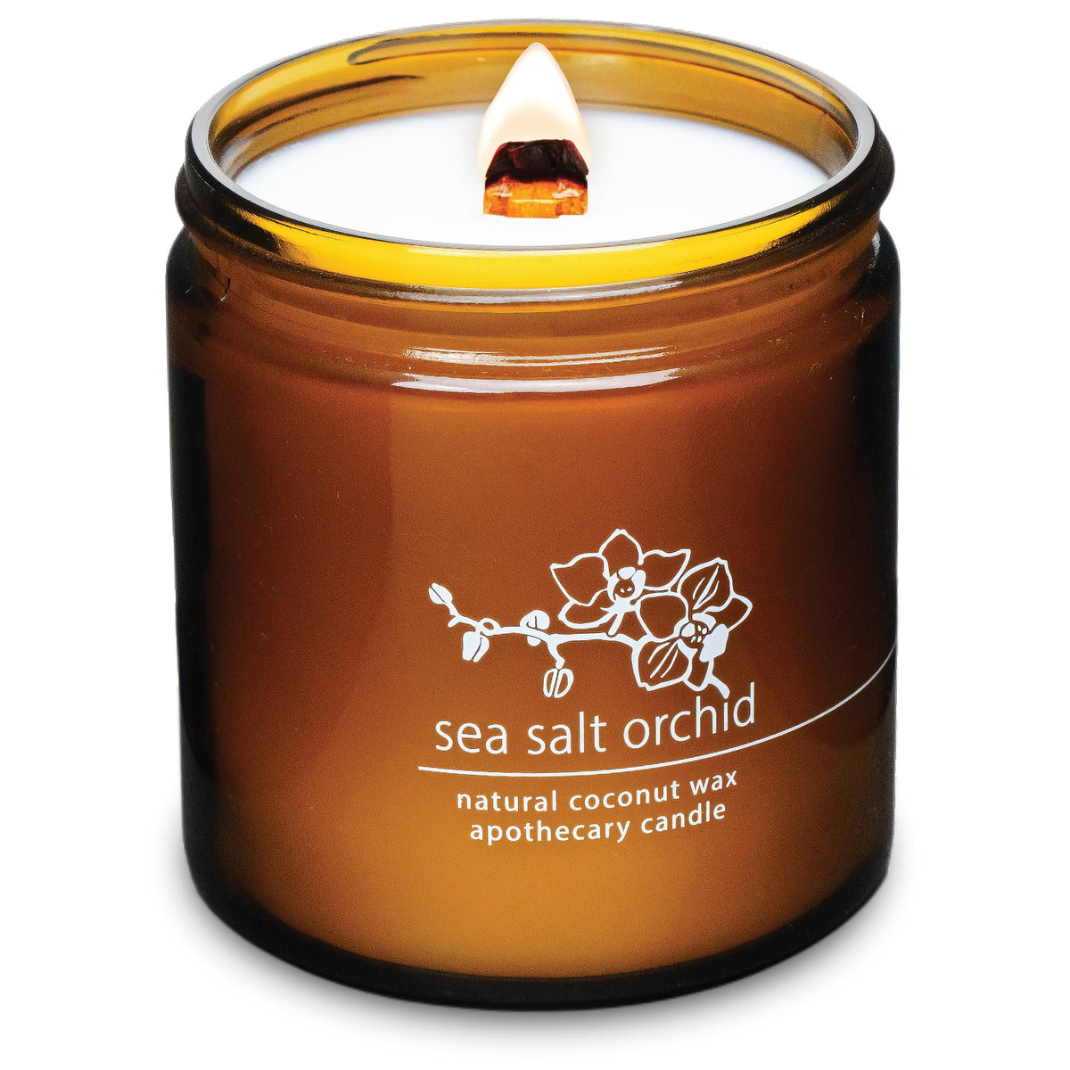 Hemlock Park crackling wood wick candle 16 oz ideal for cozy evenings.