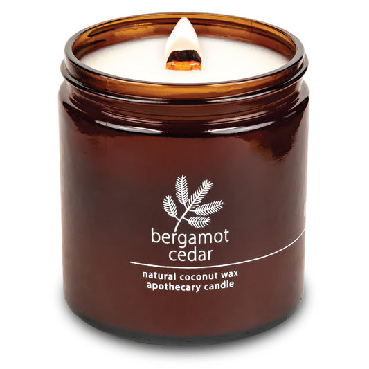 Hemlock Park crackling wood wick candle 16 oz for cozy evenings