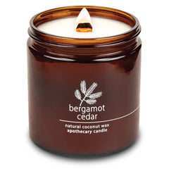 Hemlock Park crackling wood wick candle 16 oz for cozy evenings
