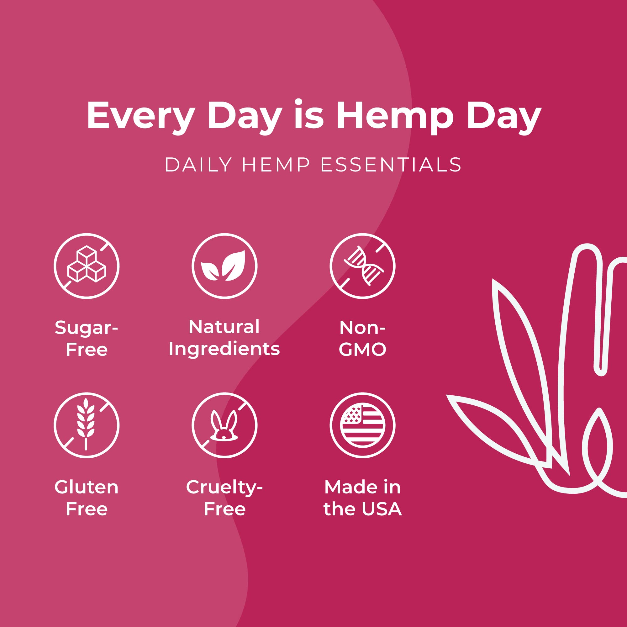 Hemp & Hand bottle in a nighttime scene suggests restful sleep support.