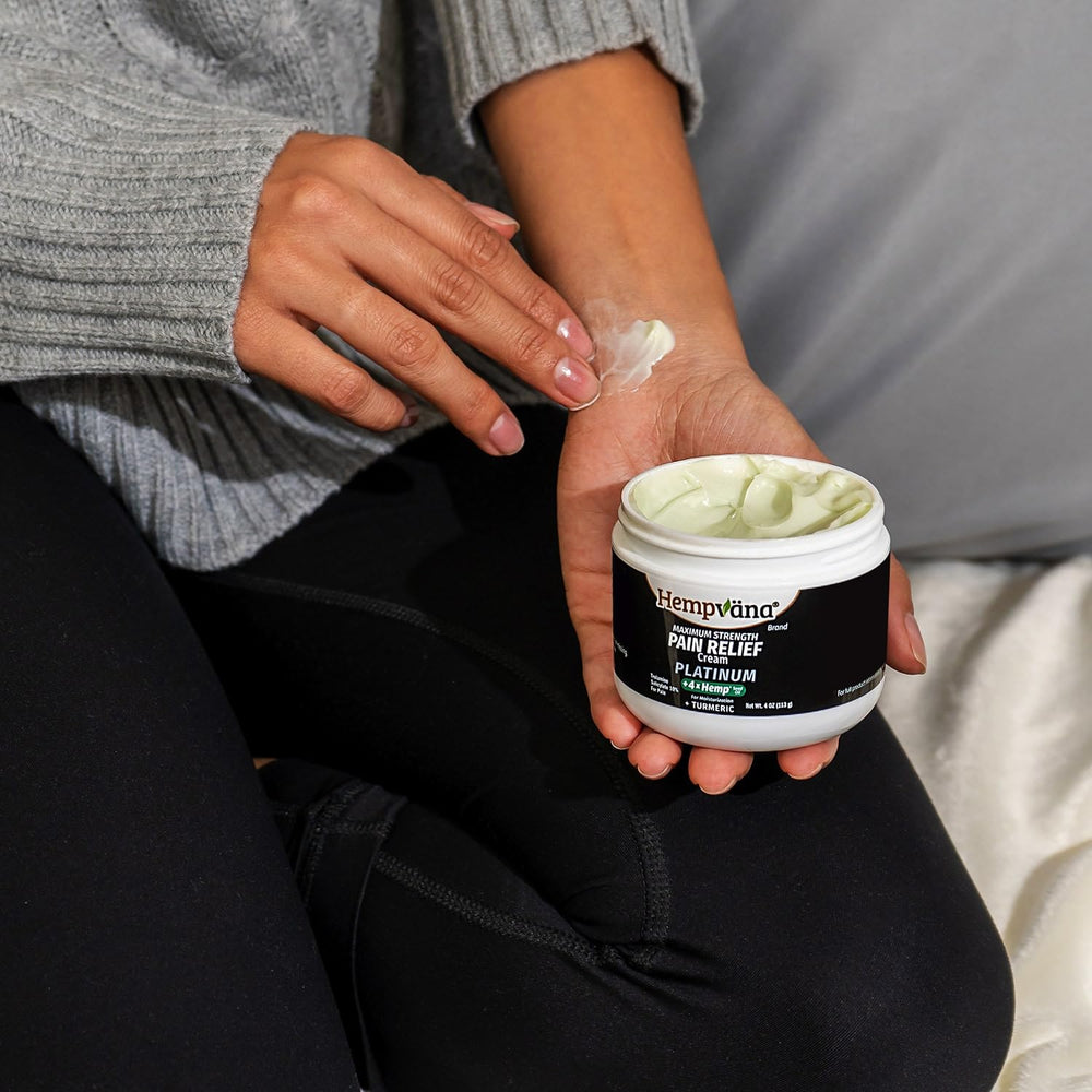 Hempvana Platinum non-greasy formula designed for comfortable daily use.