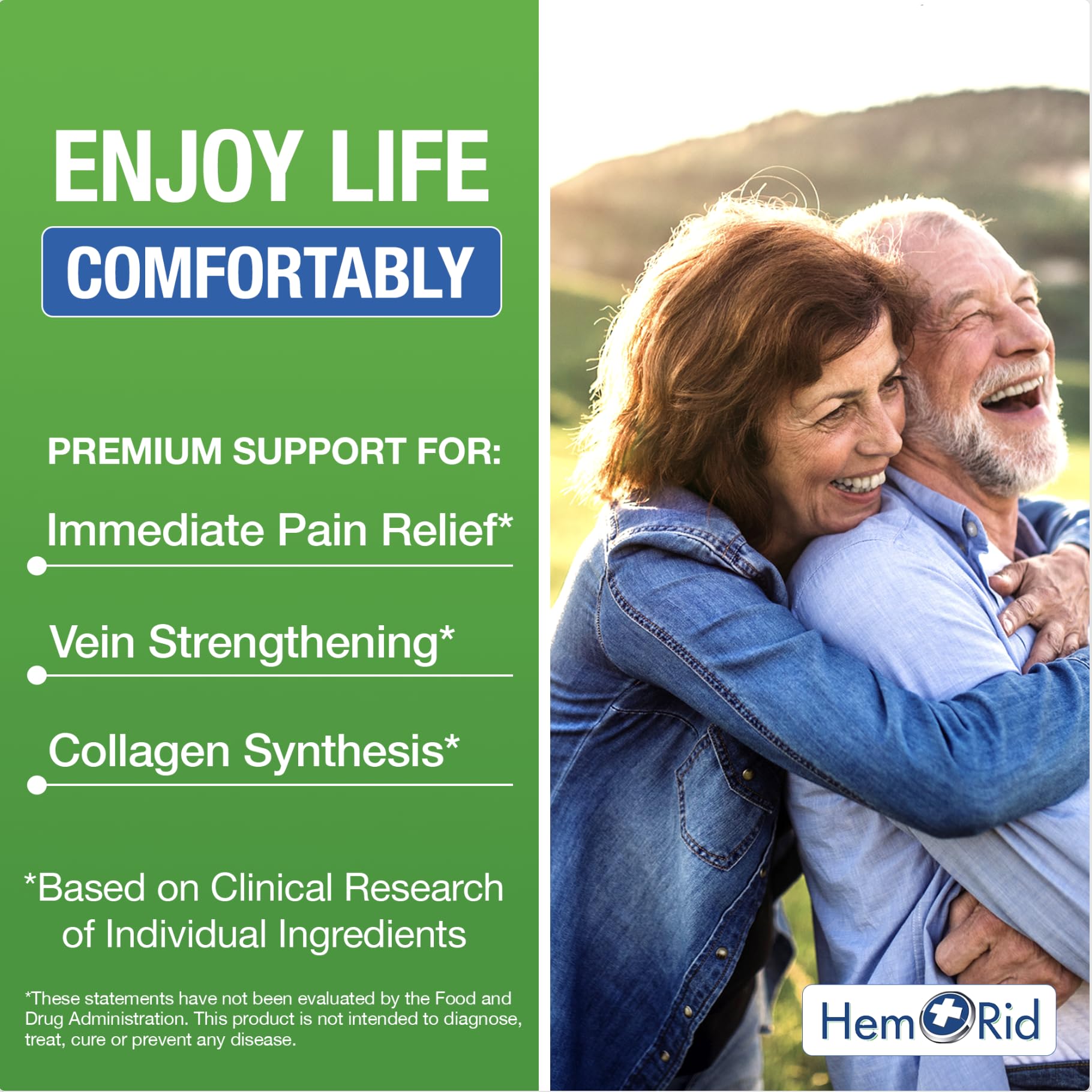HemRid lidocaine cream being applied for fast relief.