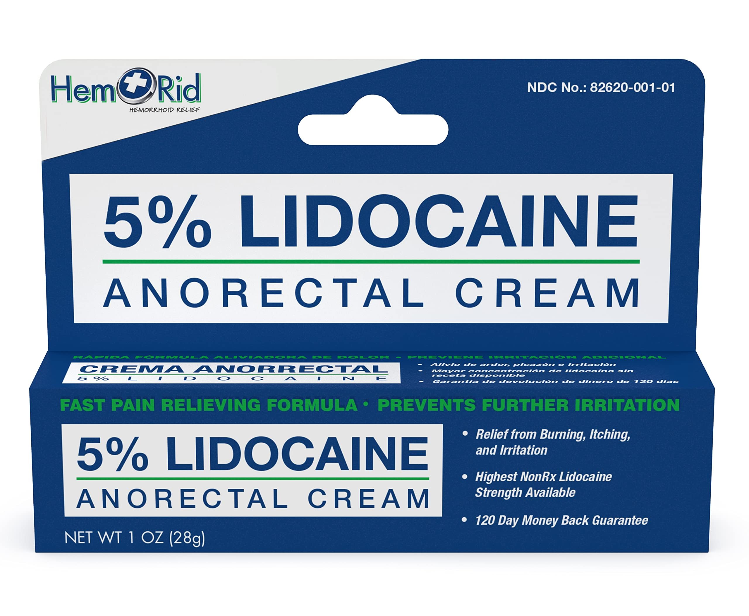 HemRid cream being applied to the skin for targeted relief