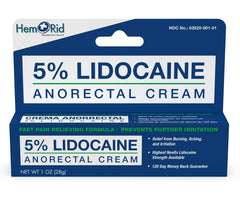 HemRid cream being applied to the skin for targeted relief