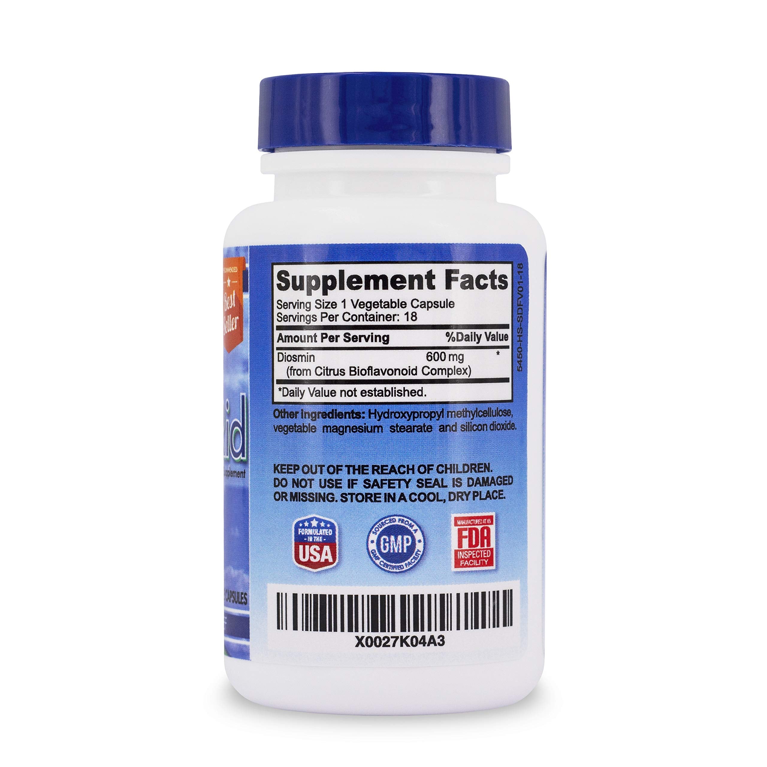 Close-up of HemRid Ultra capsules, easy-to-swallow daily supplement
