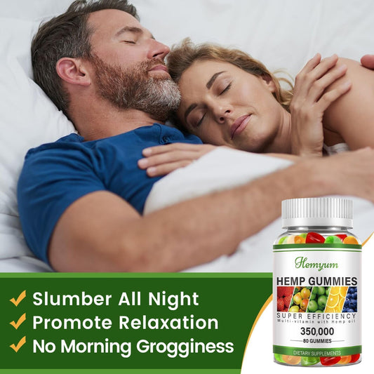 Hemyum Hemp Gummies closeup-fruit view highlighting natural flavor.