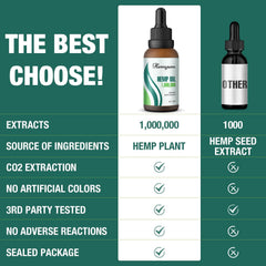 Hemyum hemp oil promotes mood support and relaxation.