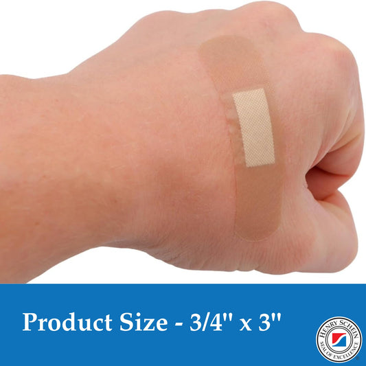 Henry Schein sheer bandages with a nonstick pad for gentle wound care.
