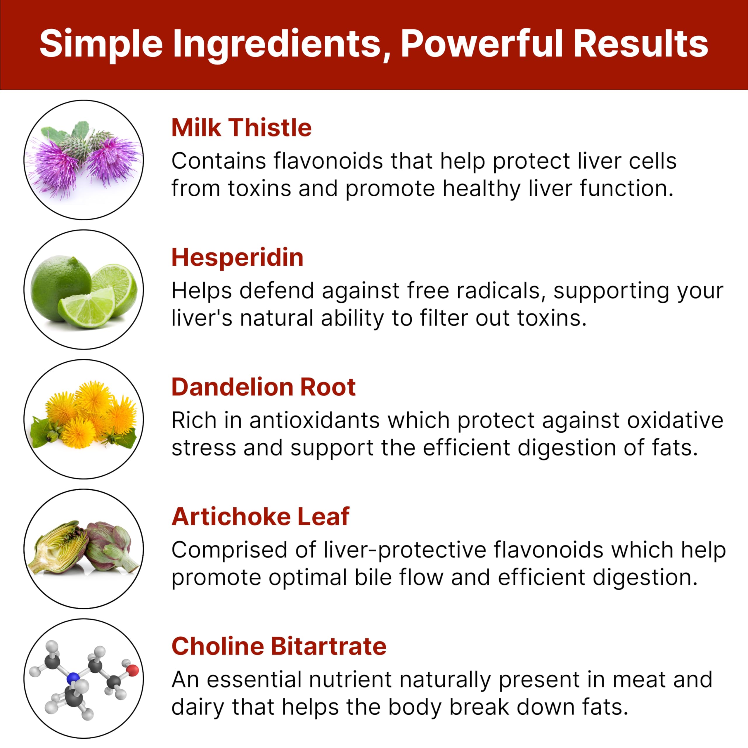 Hepaclear hesperidin ingredient display highlighting a natural plant-based component