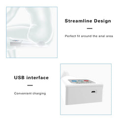 Hepsun hemorrhoids instrument radiation hole close-up highlighting focused heat therapy