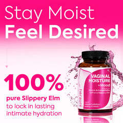 HerAuré Saffron, Damiana, Shatavari capsules for mood and intimate wellness
