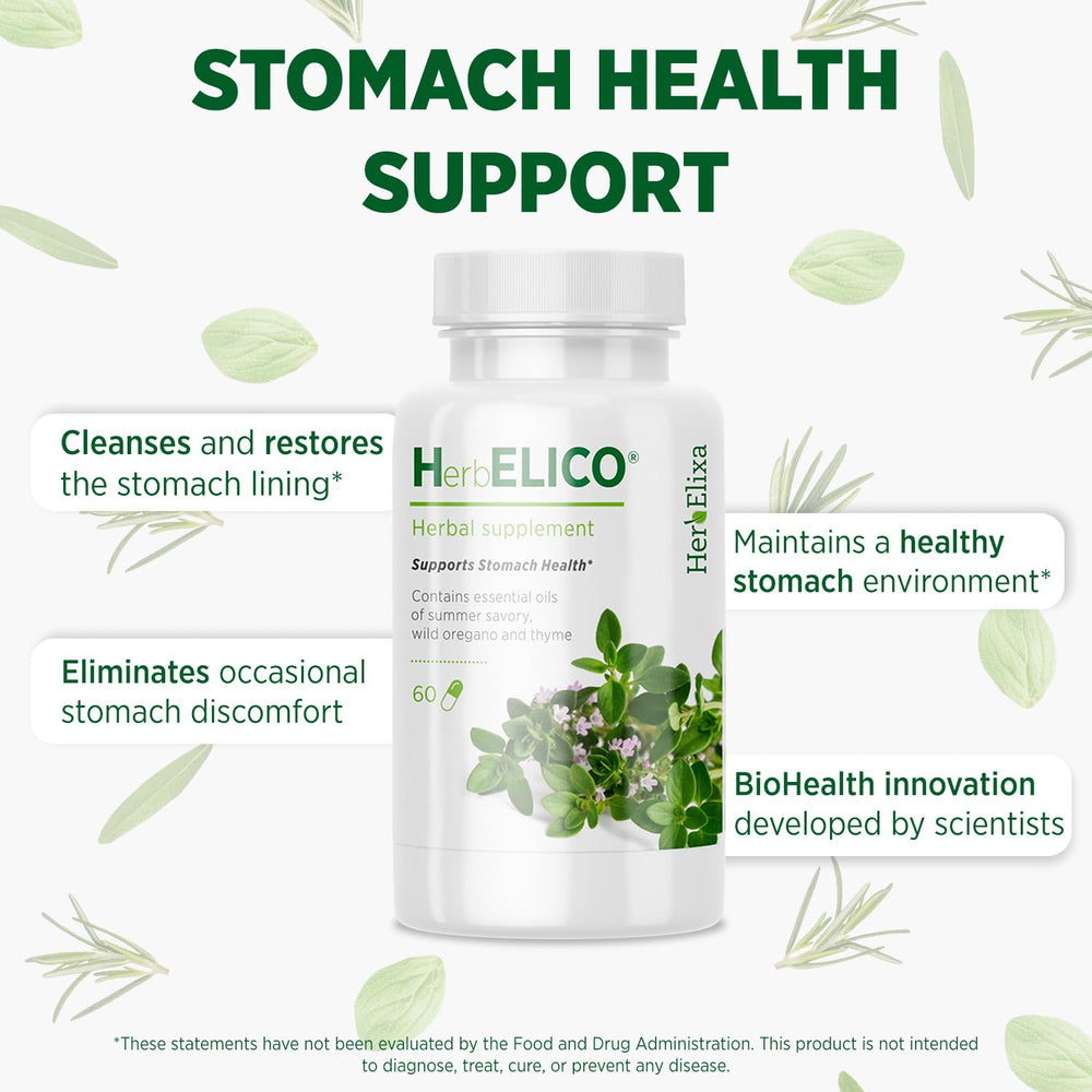 HerbELICO capsules-closeup shows easy-to-swallow daily wellness