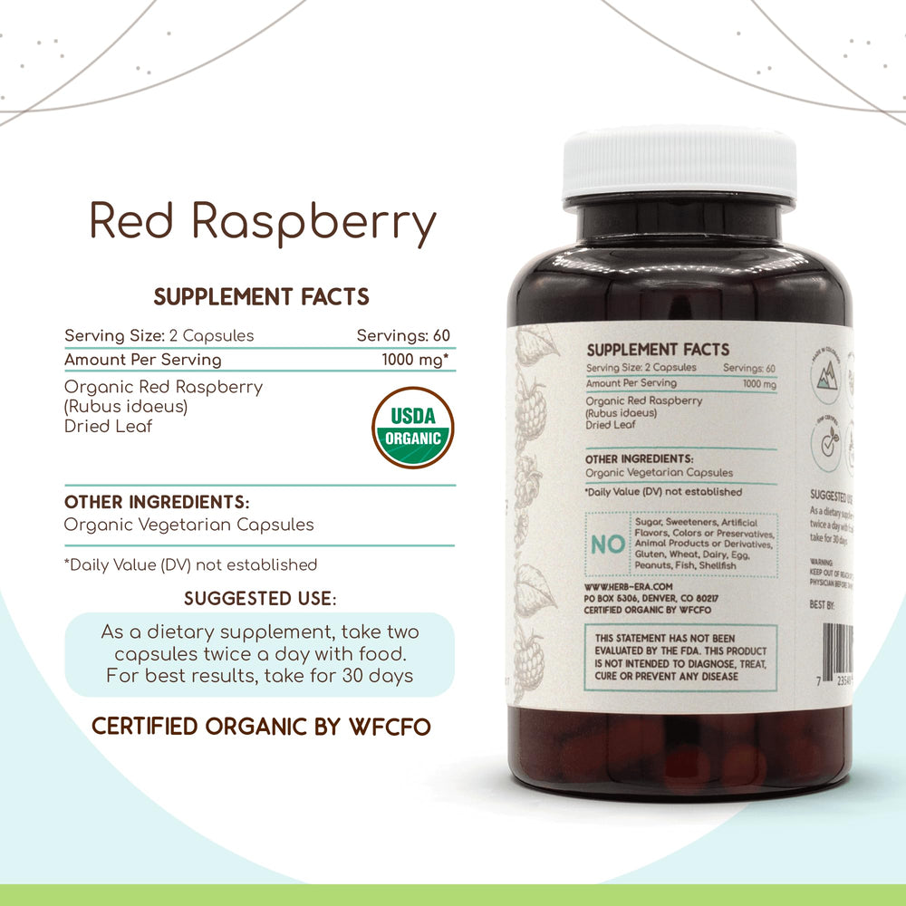 Dried red raspberry leaf display as part of natural daily routine.