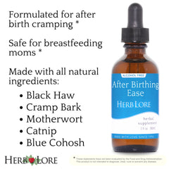 Pouring Herb Lore drops for easy postpartum relief