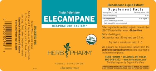 Elecampane bottle on kitchen counter for everyday use
